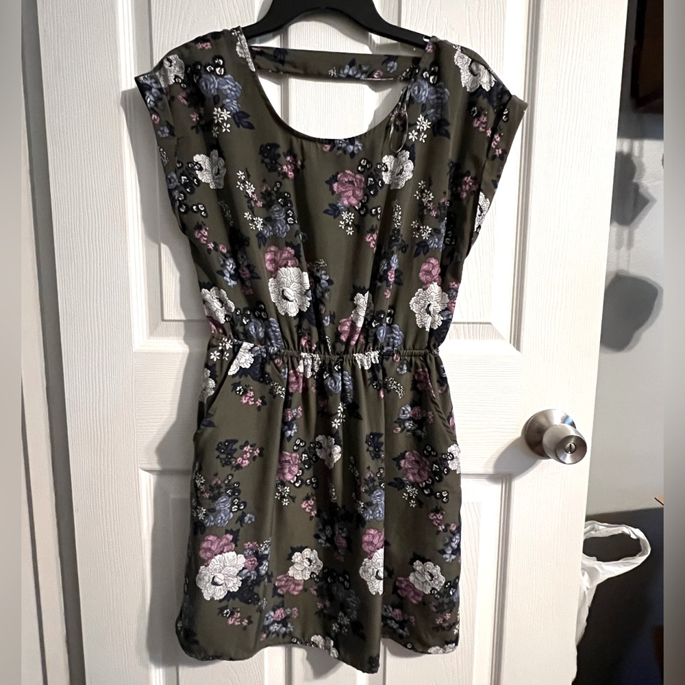 Hippie Rose Green Floral Romper